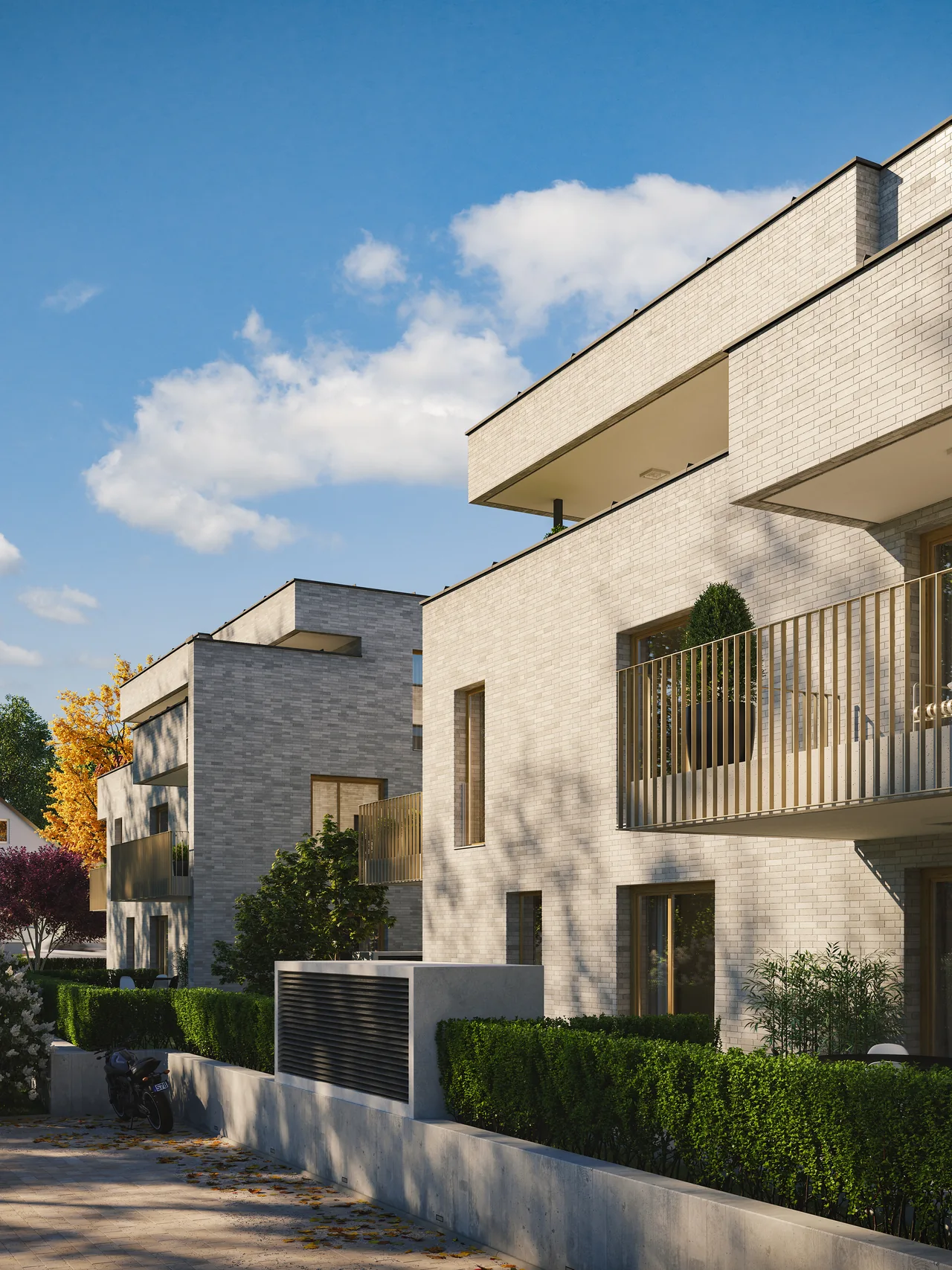 Paulinengarten · Bau 1, 2 und 4 · Visualisierung