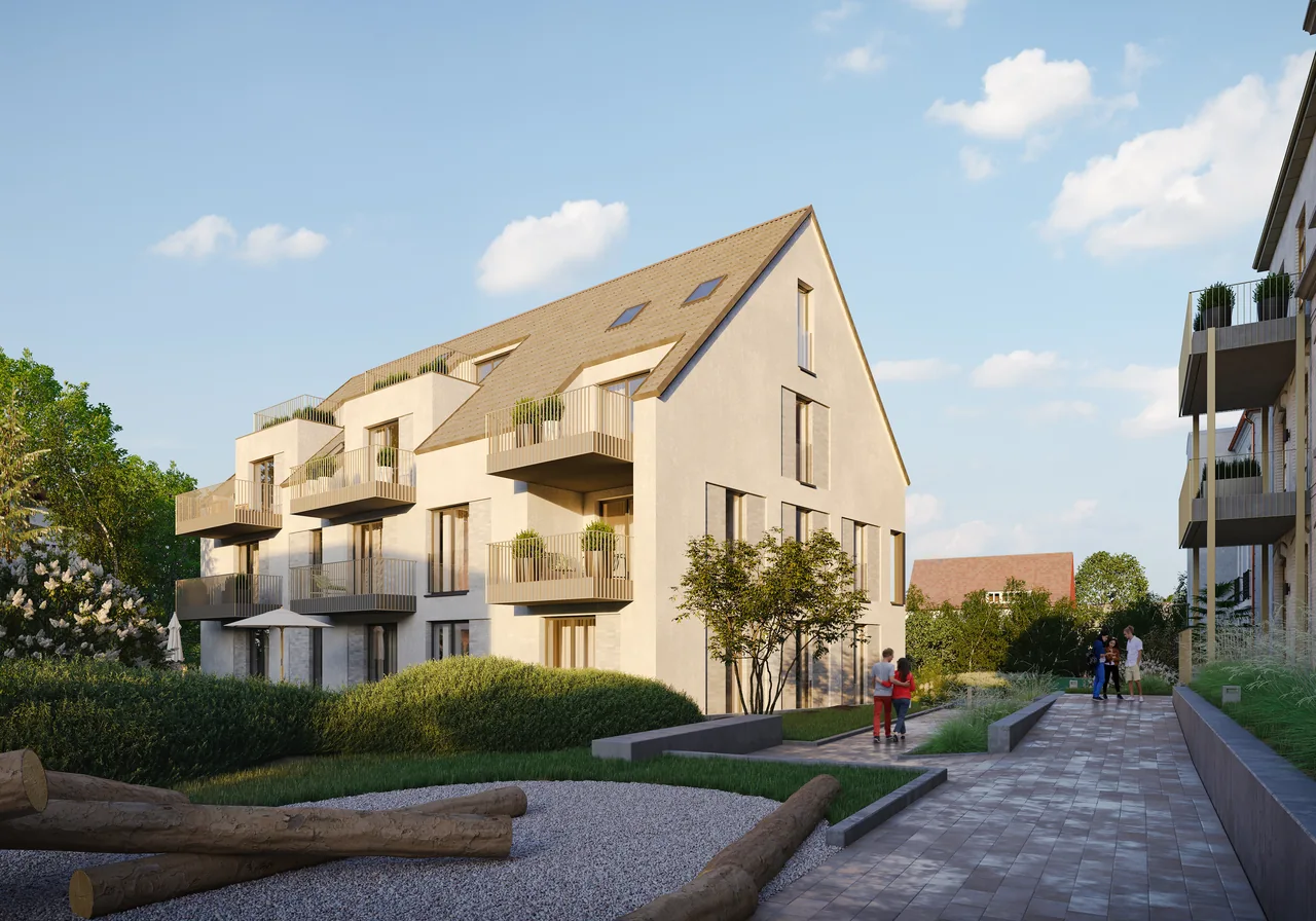 Paulinengarten · Bau 1, 2 und 4 · Visualisierung